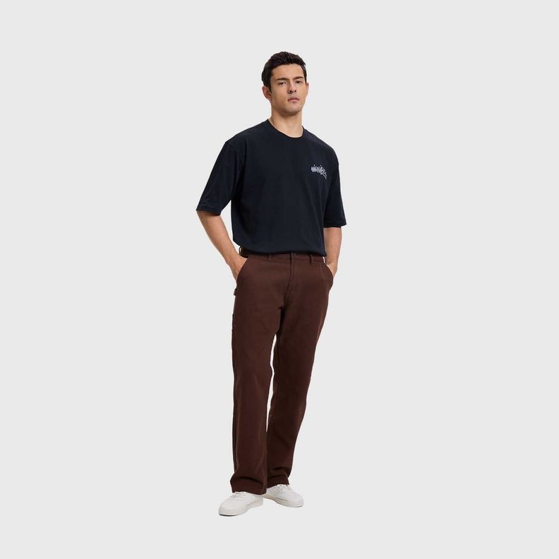 Jeans Hombre Recto Carpintero Arena Oscuro Fashion's Park-3