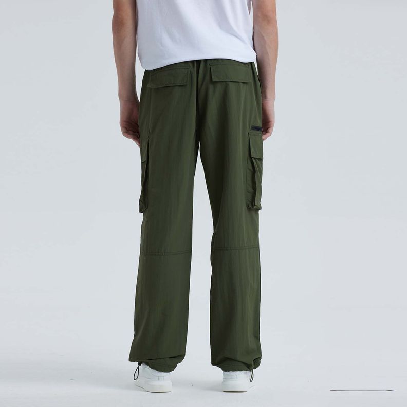 Pantalon Cargo Verde Militar Hombre-2