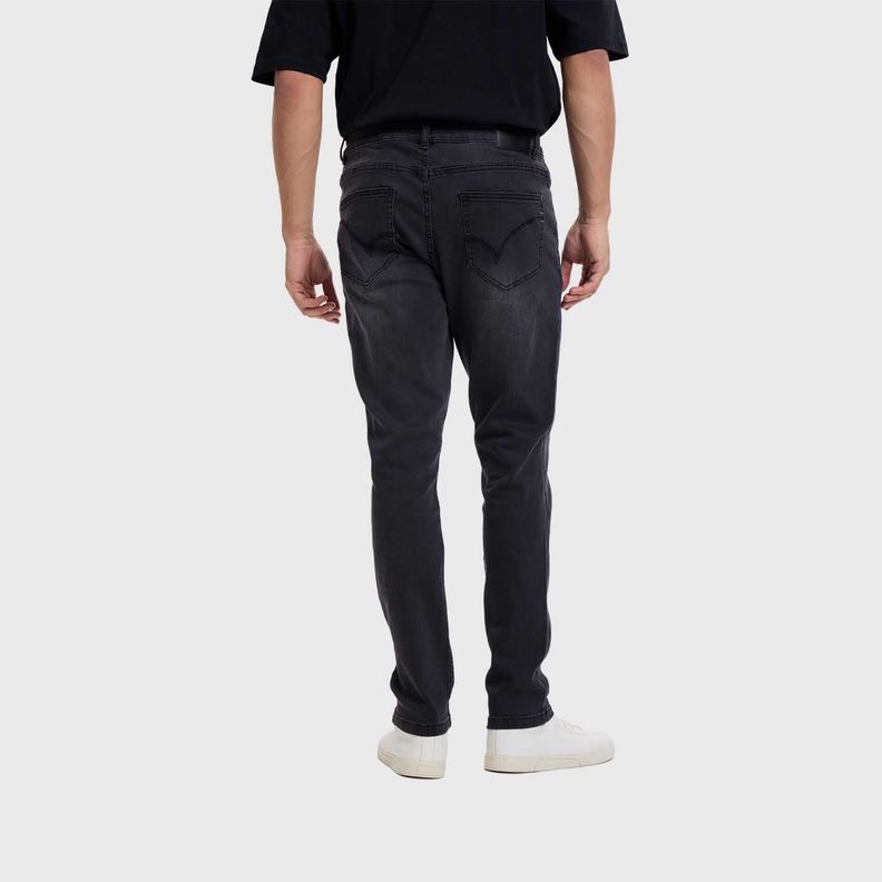 Jeans Hombre Skinny 101 Negro  Fsp III Fashion's Park-1