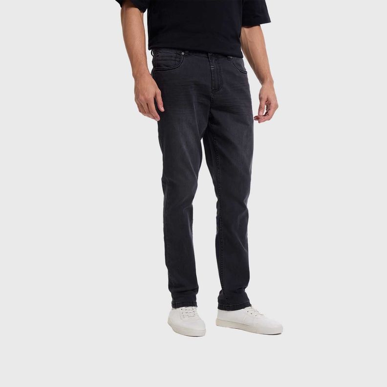 Jeans Hombre Skinny 101 Negro  Fsp III Fashion's Park-2