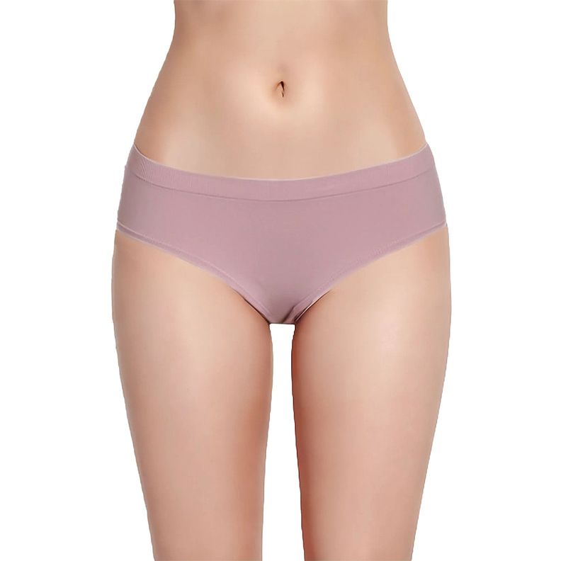 Calzón Mujer Deportivo Liso Pantaleta Lila-0