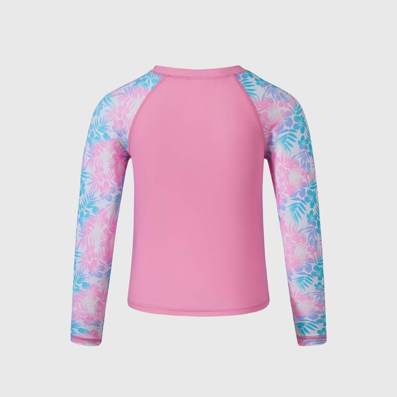 Traje De Baño Niña Polera Filtro Uv Rosado Fashion's Park-1