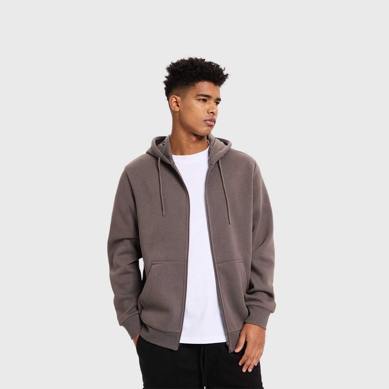 Polerón Hombre Full Zipper Básic Marengo Fashion's Park-1