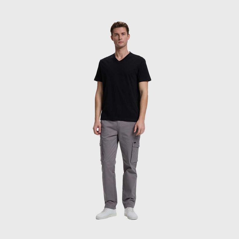 Polera Hombre Casual Básica Negro Fashion's Park-3