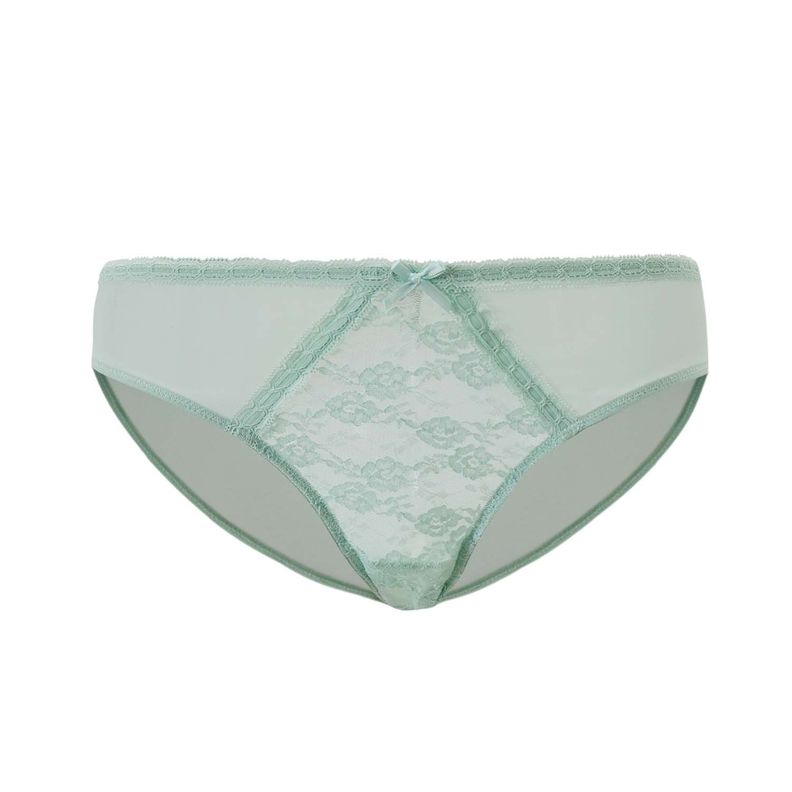 Calzón Mujer Pantaleta Encaje Delantero Menta Fashions Park-0