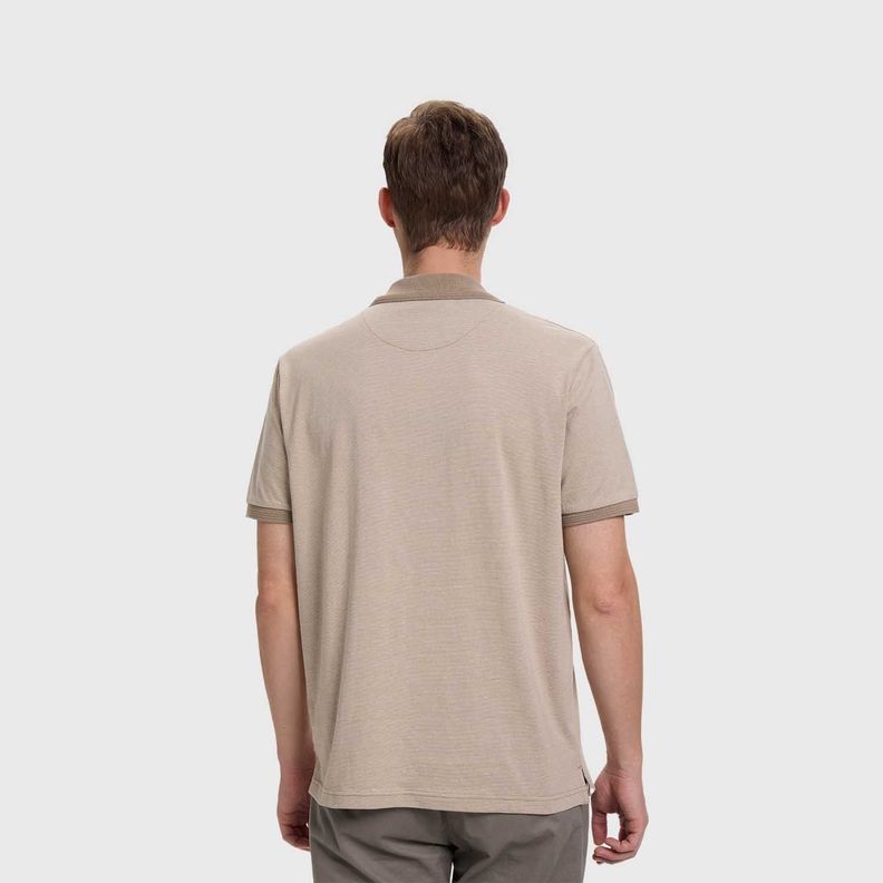 Polera Hombre Lisa Kaki Fashion's Park-2