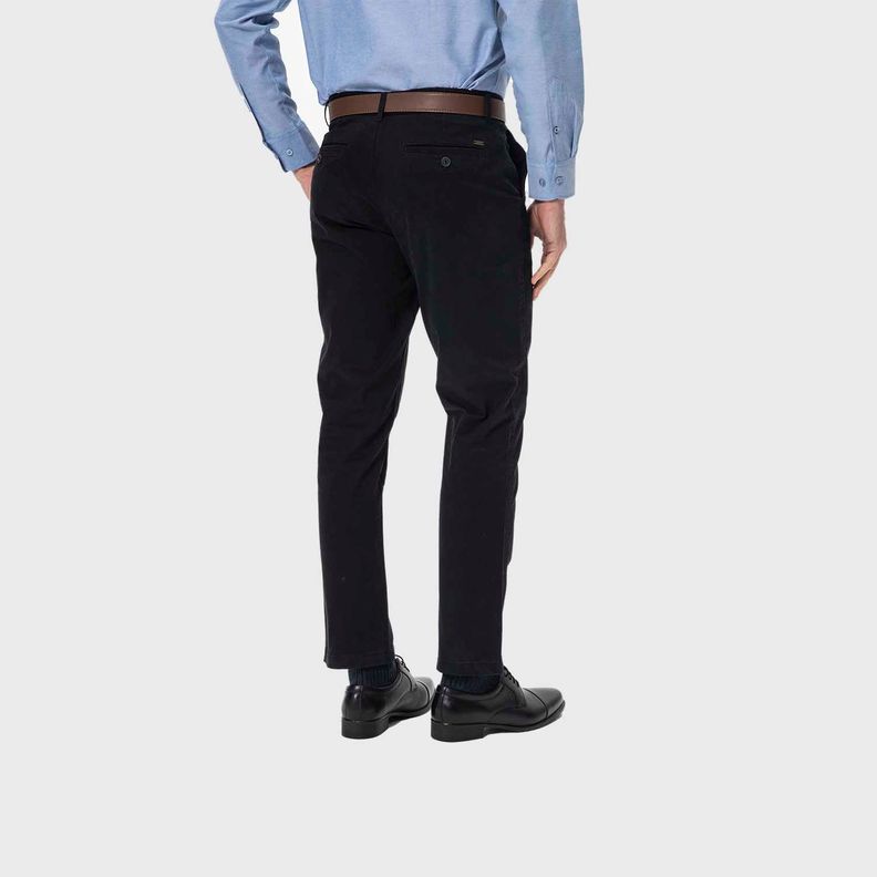 Pantalón Hombre Chino Cinturón Negro Ii Fashion's Park-2