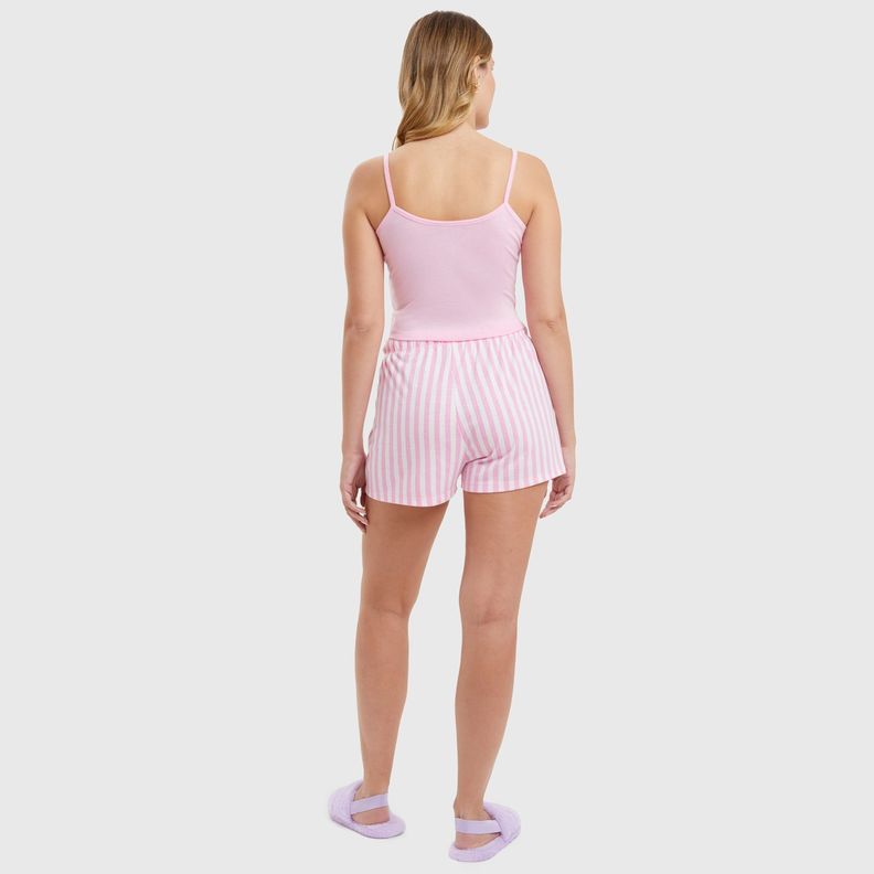 Pijama Short Rosado Mujer-1