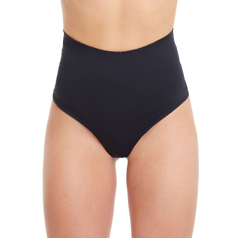 Calzón Tiro Alto Control Abdomen Negro Mujer-0