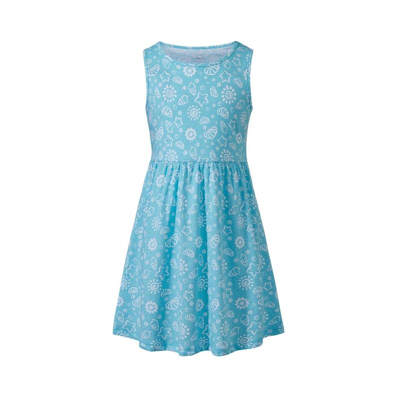 Vestido Niña Full Print Aqua Fashion's Park-0