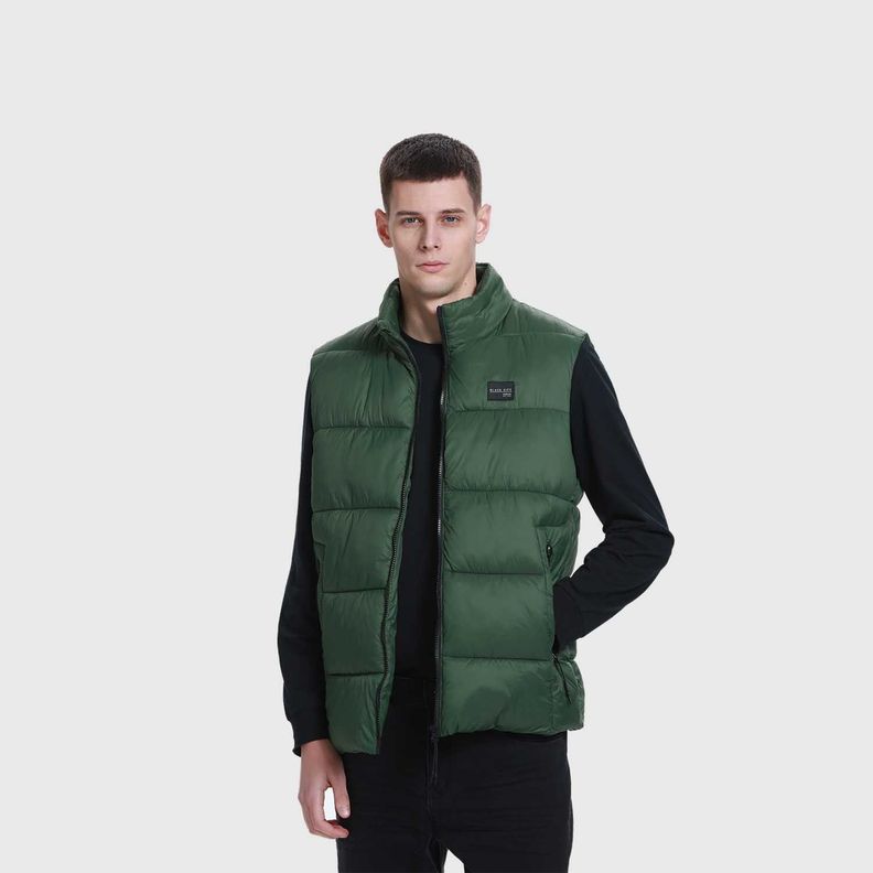 Parka Hombre Puffa Verde Militar Fashion's Park-1