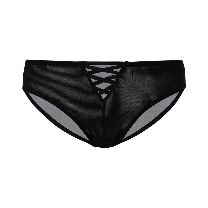 Calzón Mujer Colaless Unitario Negro Fashion's Park-0