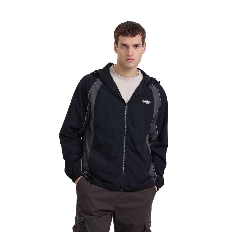Chaqueta Hombre Cortaviento Negro Fashion's Park-0