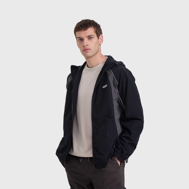 Chaqueta Hombre Cortaviento Negro Fashion's Park-1