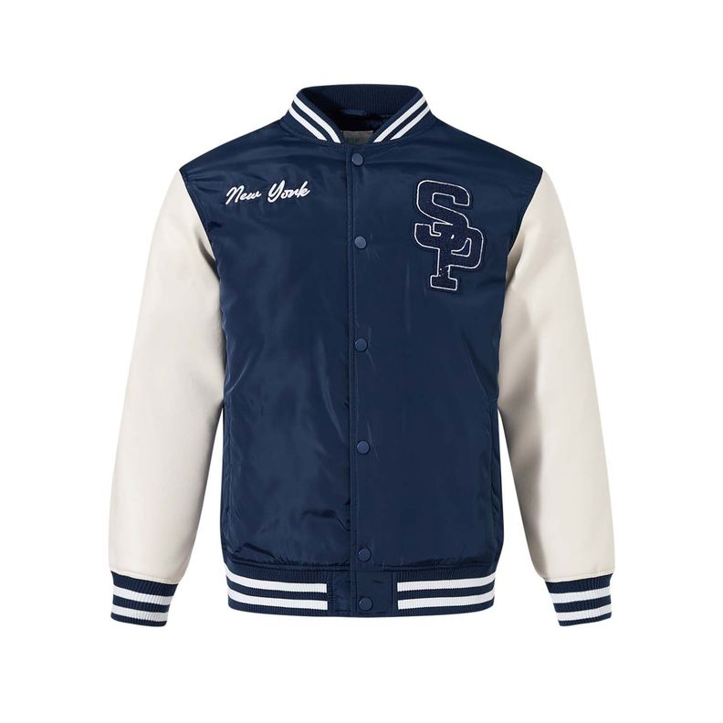Chaqueta Niño Bomber Azul Oscuro-0