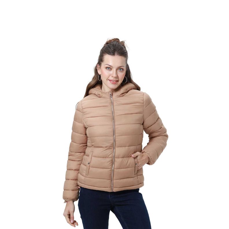 Parka Mujer Interior Chiporro Camel-0