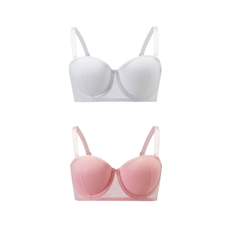Sostén Mujer Copa Soft Strapless Palo Rosa Fashions Park-0