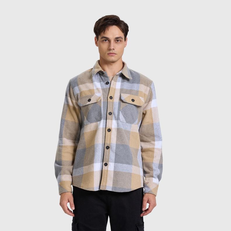 Chaqueta Hombre Micropolar Camel Fashion´s Park-1