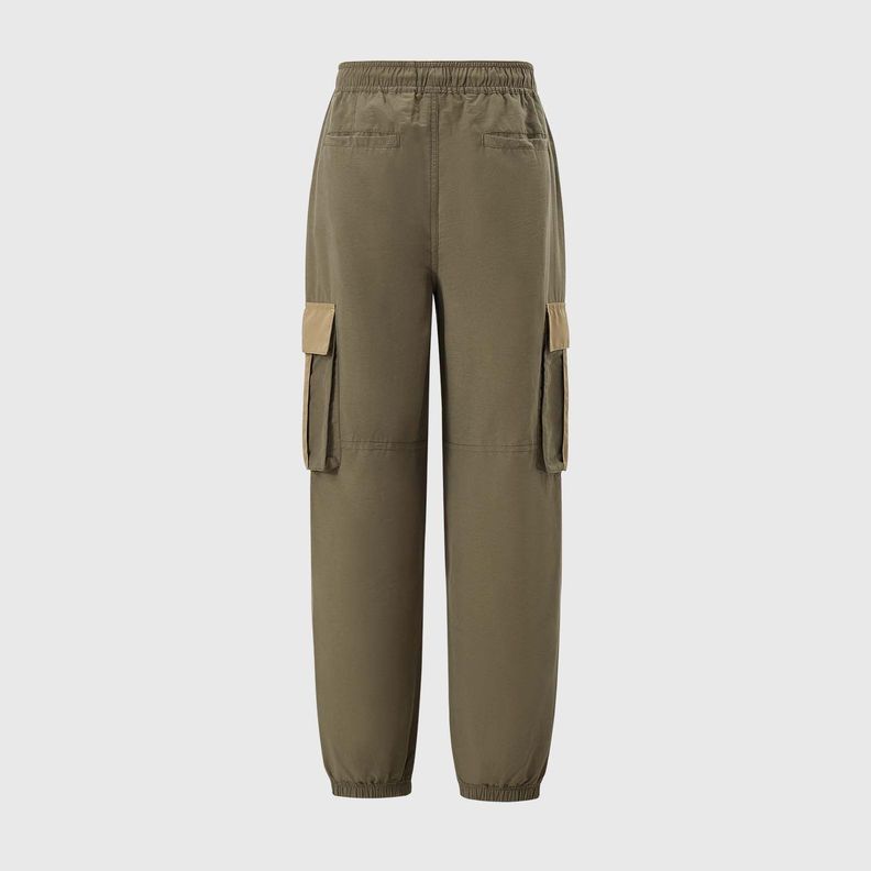 Pantalón Niño Cargo Parachute Verde Militar Fashion's Park-1