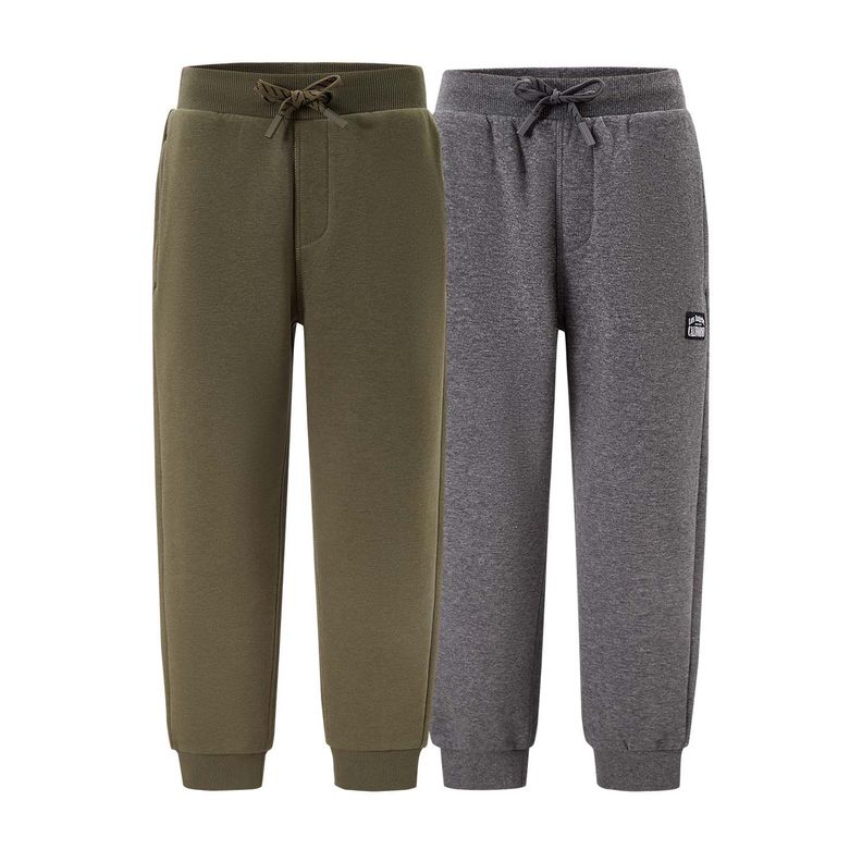 Pantalón Buzo Niño Bipack Verde Militar Fashion's Park-0