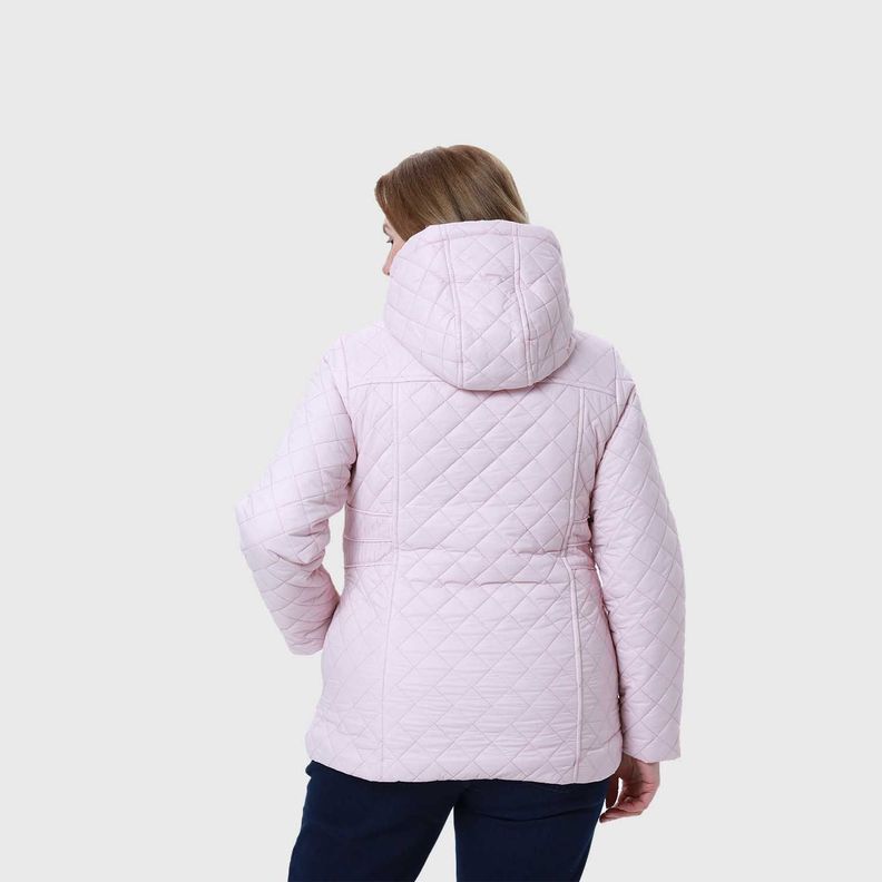 Parka Mujer Con Bolsillo Palo Rosa-2