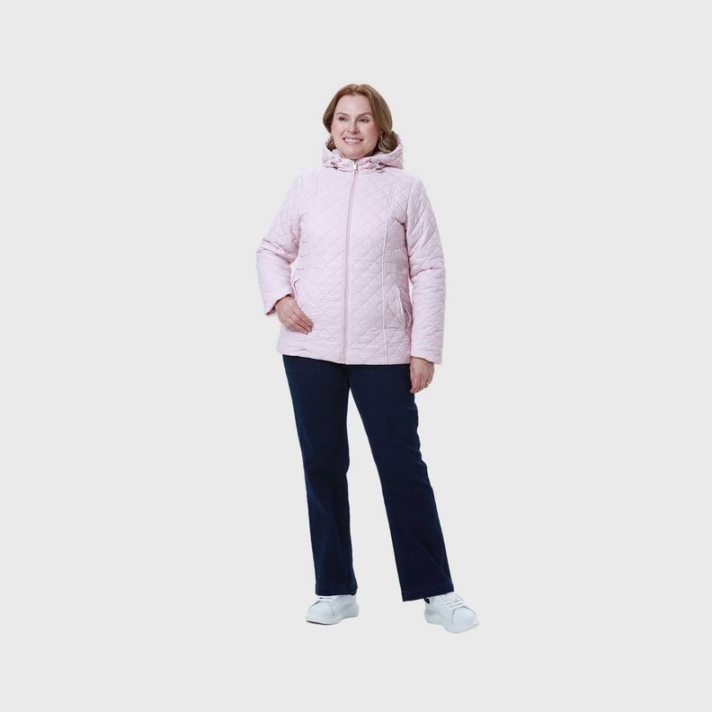 Parka Mujer Con Bolsillo Palo Rosa-3