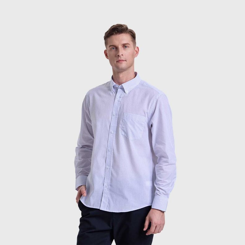 Camisa Hombre Fantasía Blanco Fashion's Park-1