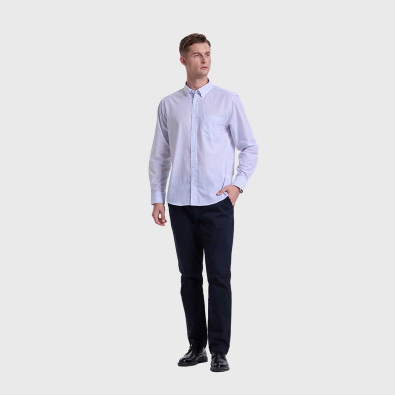 Camisa Hombre Fantasía Blanco Fashion's Park-3