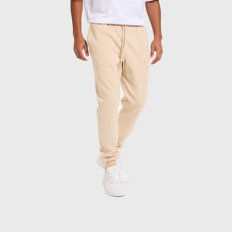 Pantalón Buzo Hombre Jogger Básico Beige I Fashion's Park-1
