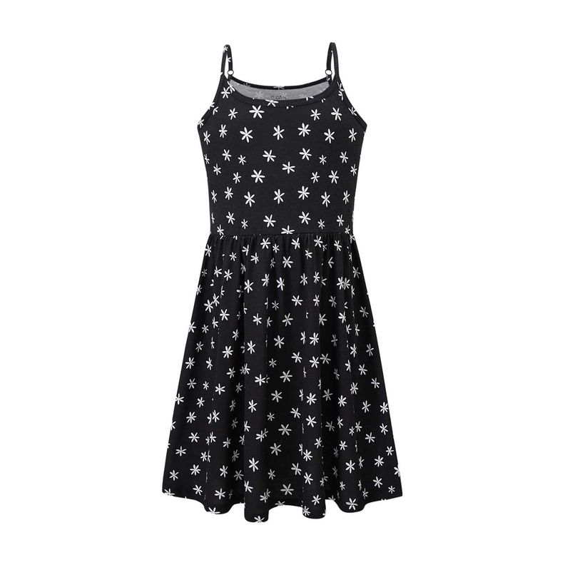 Vestido Niña Full Print Negro Fashions Park-0