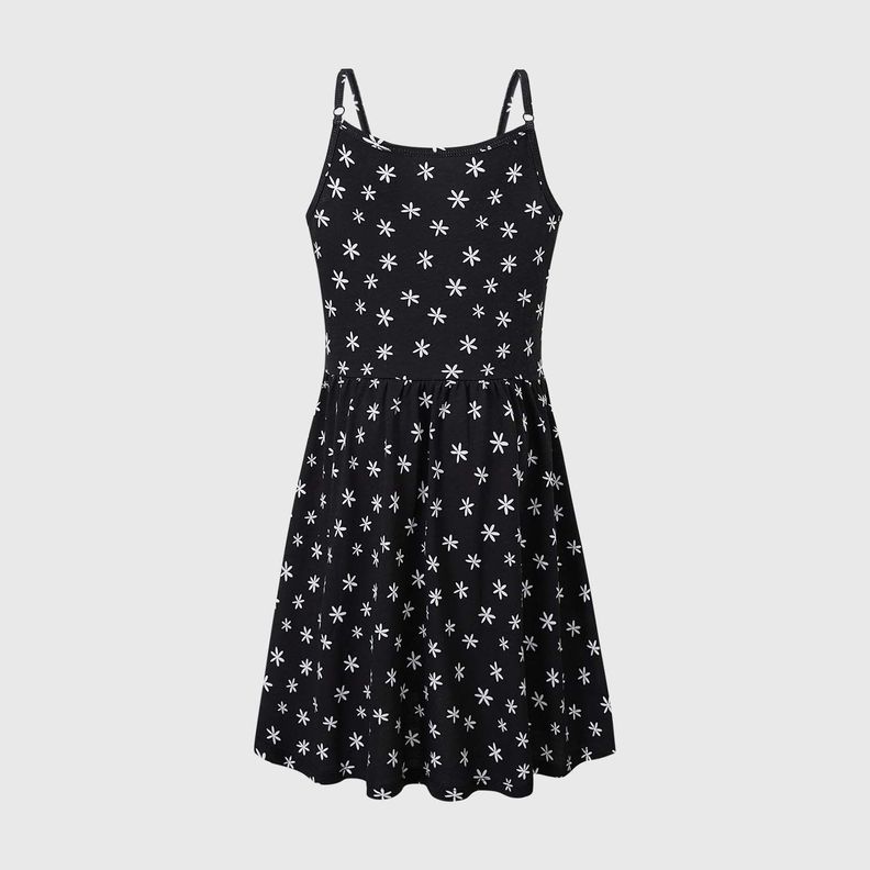 Vestido Niña Full Print Negro Fashions Park-1