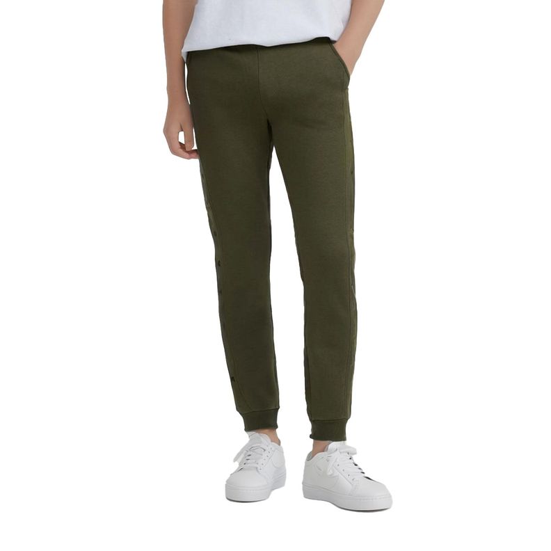 Pantalón Buzo Niño Texto En Costado Verde-0