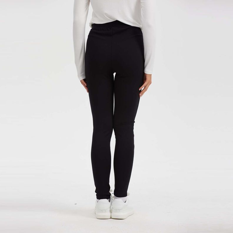 Calza Mujer Cortes Pu Negro-2