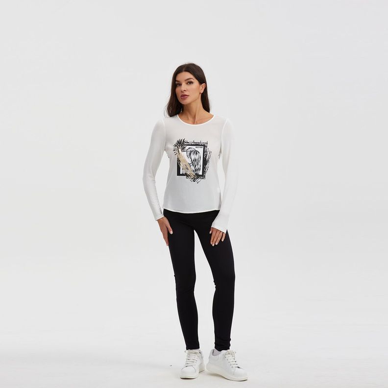 Calza Mujer Cortes Pu Negro-3