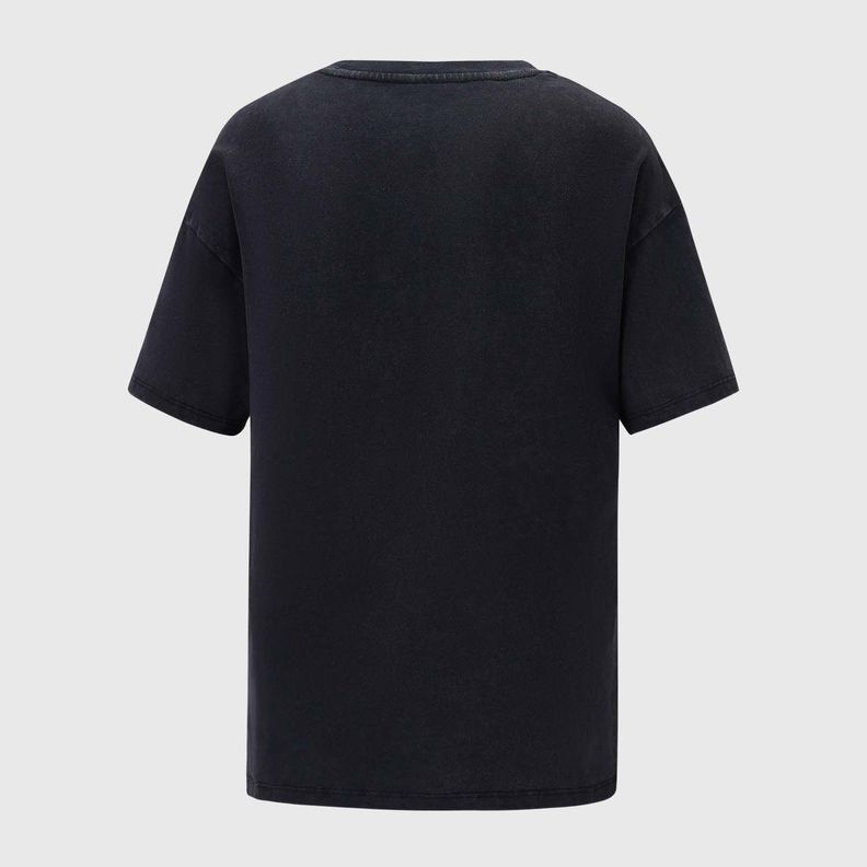 Polera Niña Oversize Larga Negro Fashion's Park-1