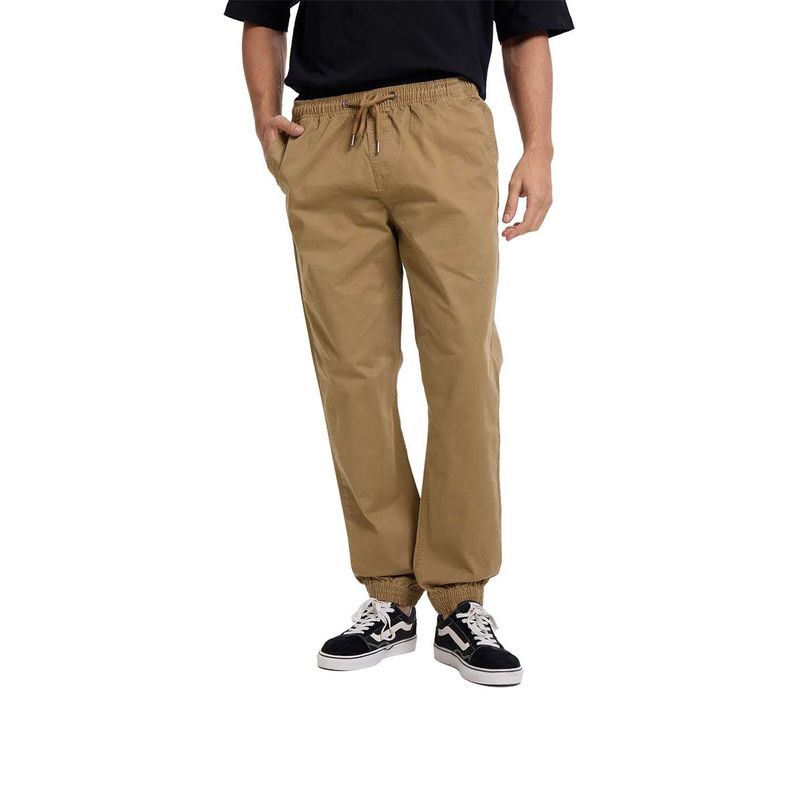 Pantalón Hombre Jogger Twill Camel Fsp Fashion's Park-0
