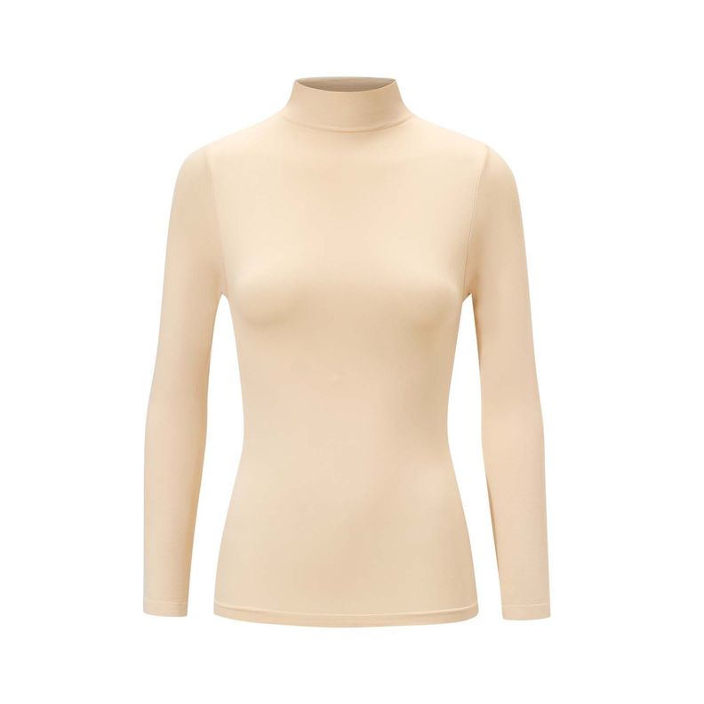 Camiseta Mujer Beatle Mujer Termica Beige-0