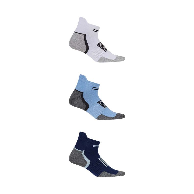 Calceta Deportiva Hombre Tripack Azul III Fashion's Park-0