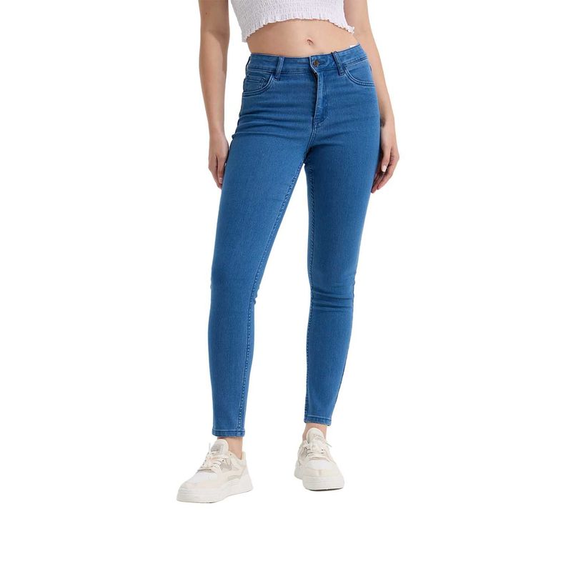 Jeans Mujer Super Skinny Emilia Azul Fashion's Park-0