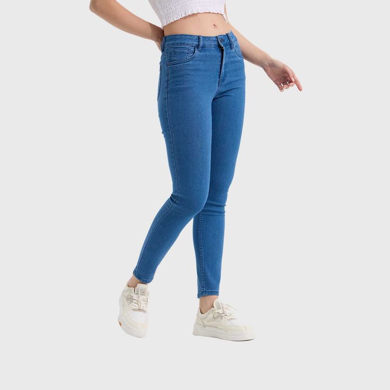Jeans Mujer Super Skinny Emilia Azul Fashion's Park-1