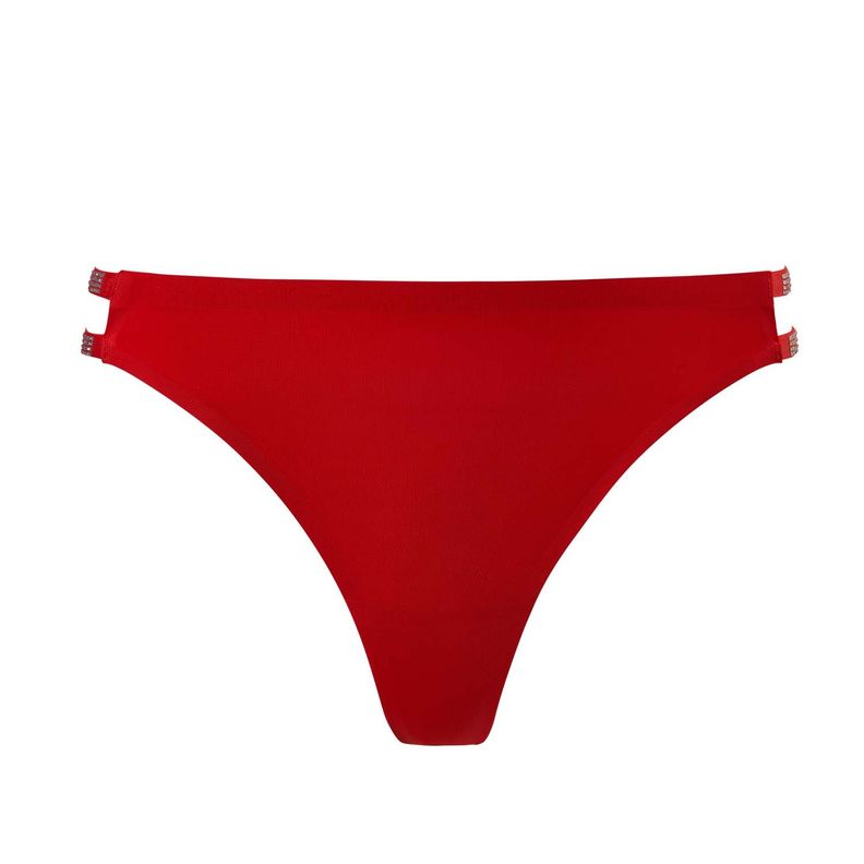 Calzón Mujer Colaless Encaje Rojo Fashion's Park-0