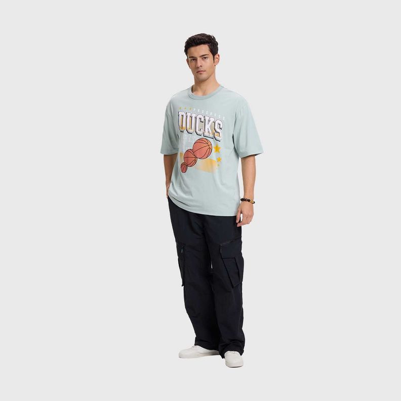 Polera Hombre Print Posicional Verde Claro Fashion's Park-3