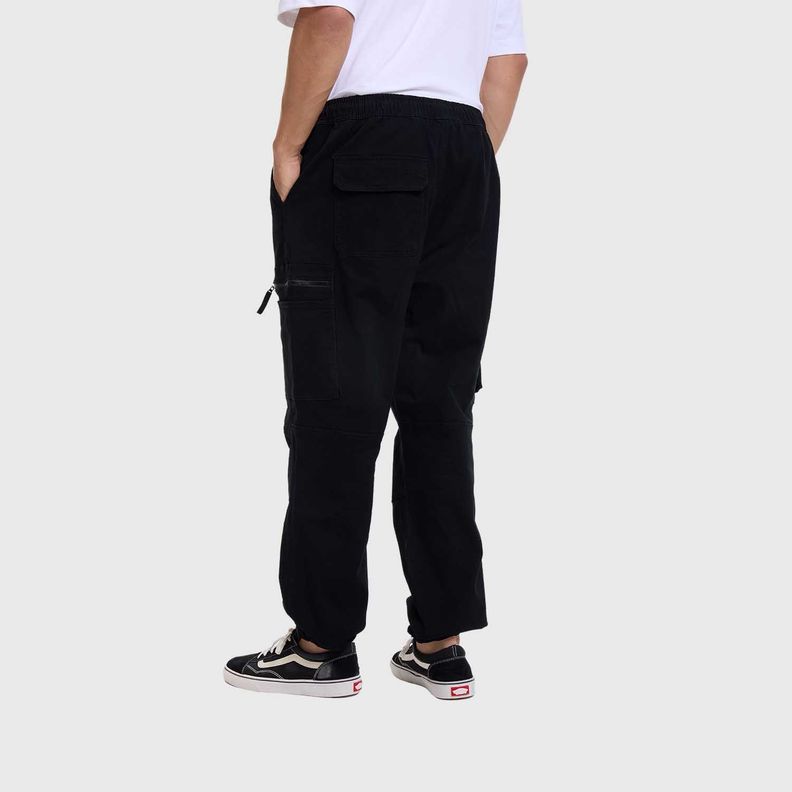 Pantalón Hombre Cargo Jogger Negro Fashion's Park-2