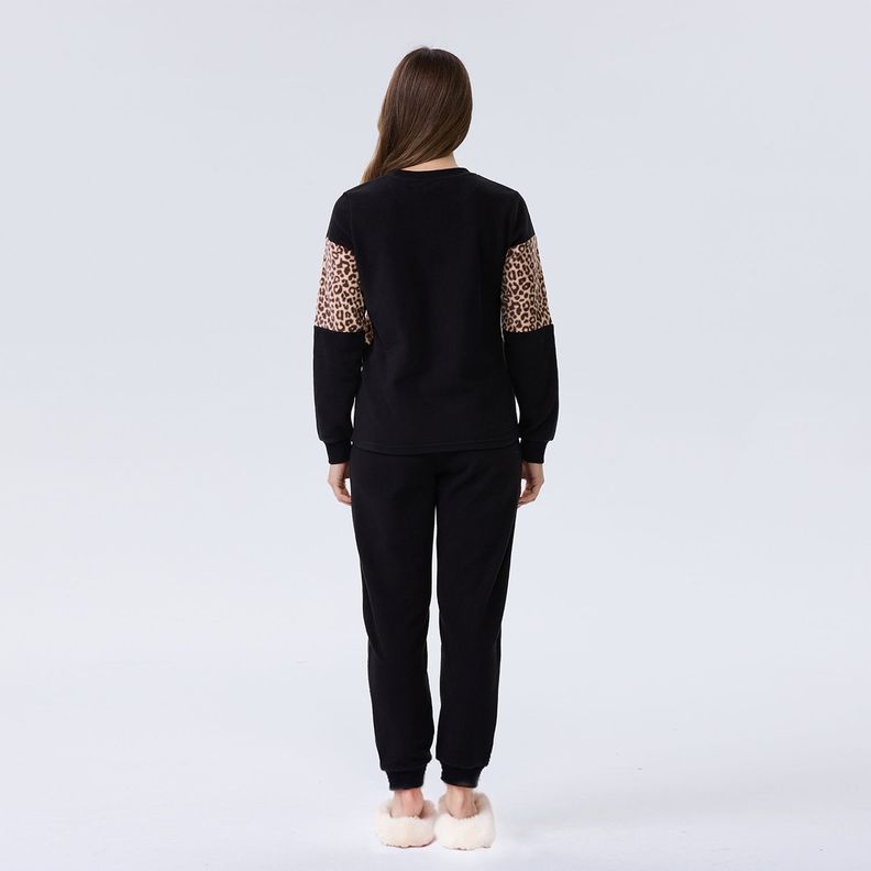 Pijama Mujer Polar Negro I Fashion´s Park-1