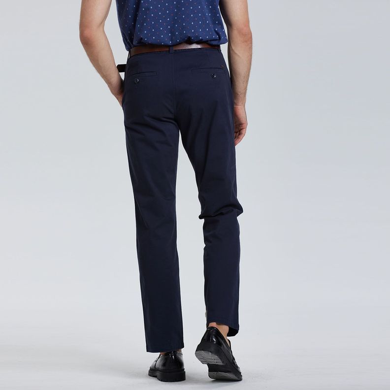 Pantalón Hombre Chino Cinturón Azul Marino Fashion´s Park-2