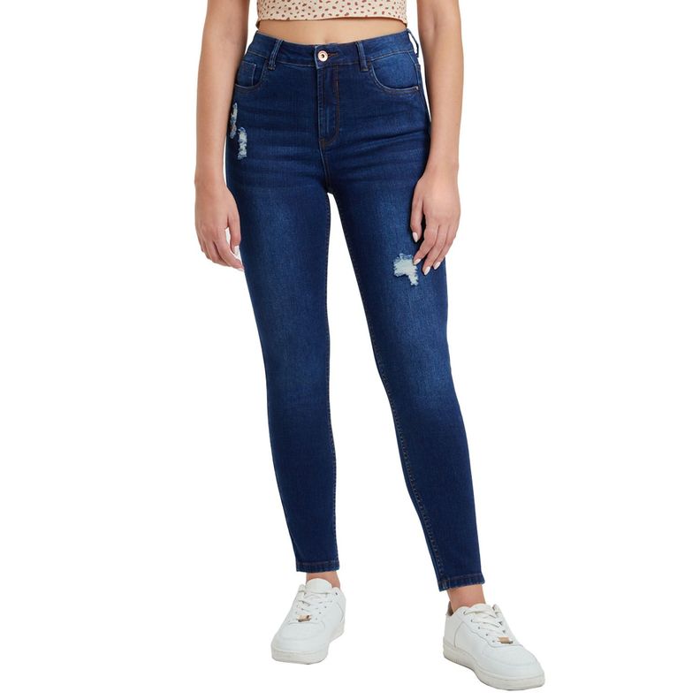 Jeans Super Skinny Lia Azul Oscuro Mujer-0