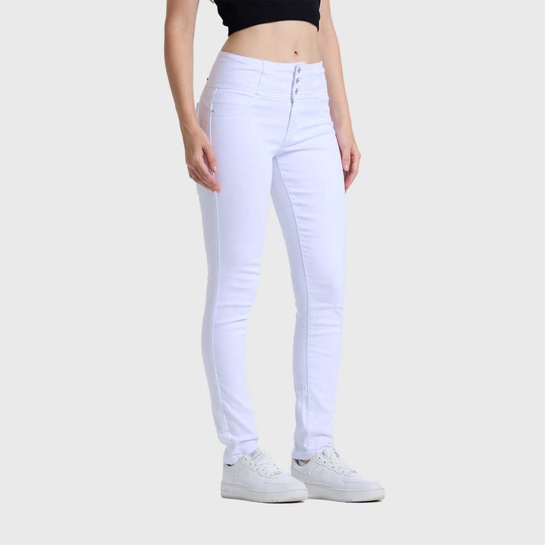 Jeans Mujer Skinny Castilla Blanco Fashions Park-1
