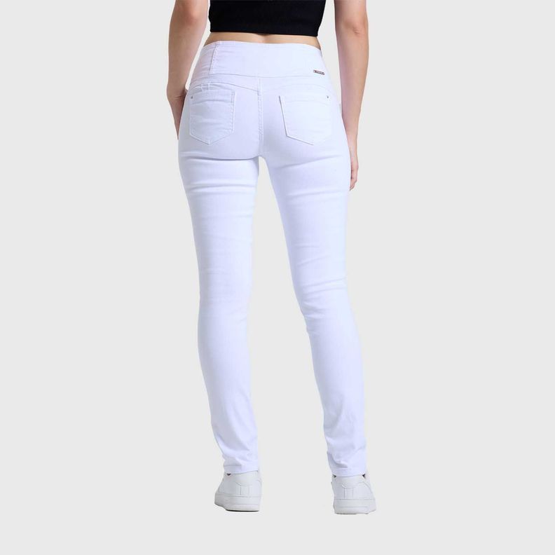 Jeans Mujer Skinny Castilla Blanco Fashions Park-2