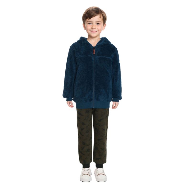 Polar Niño Liso Peludo Azul Piedra Fashion´s Park-2