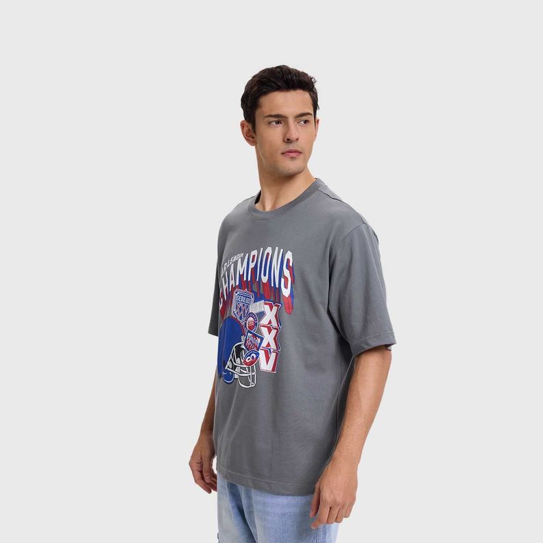 Polera Hombre Sport Oversize Gris Fashion's Park-1